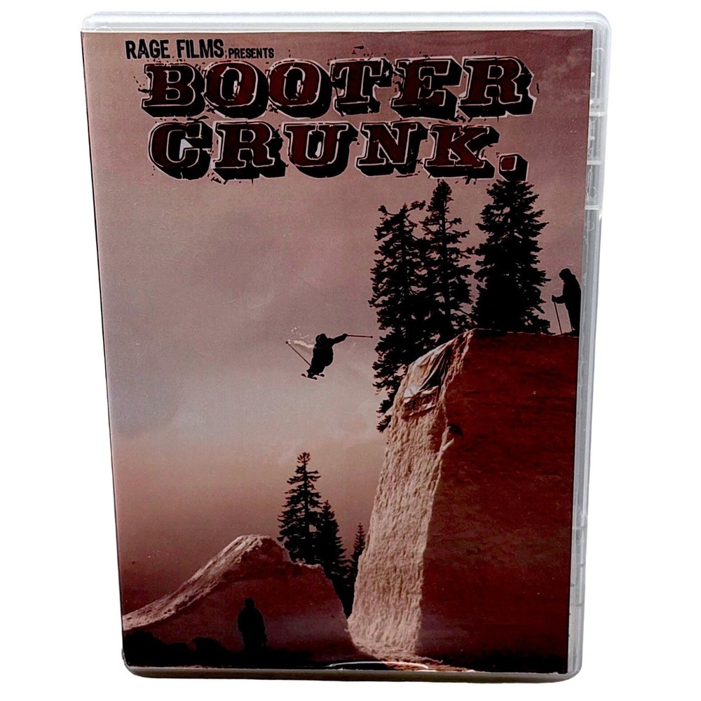 Booter Crunk DVD AUTOGRAPHED Sammy Carlson Signed Rage Films 2005 Ski Movie RARE